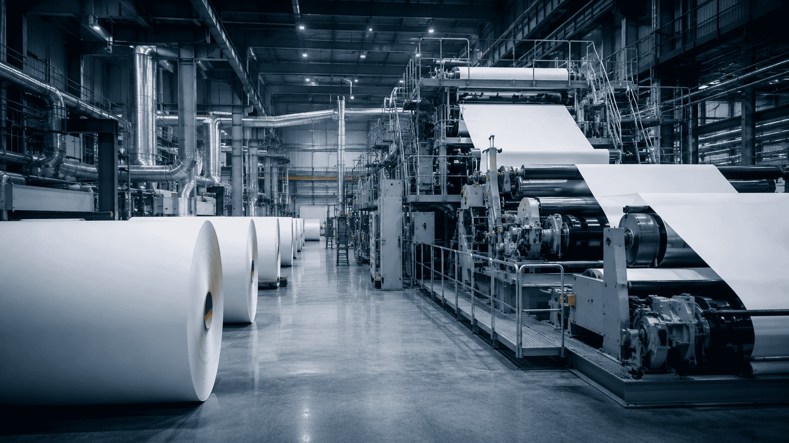 Paper Industry parallax visual