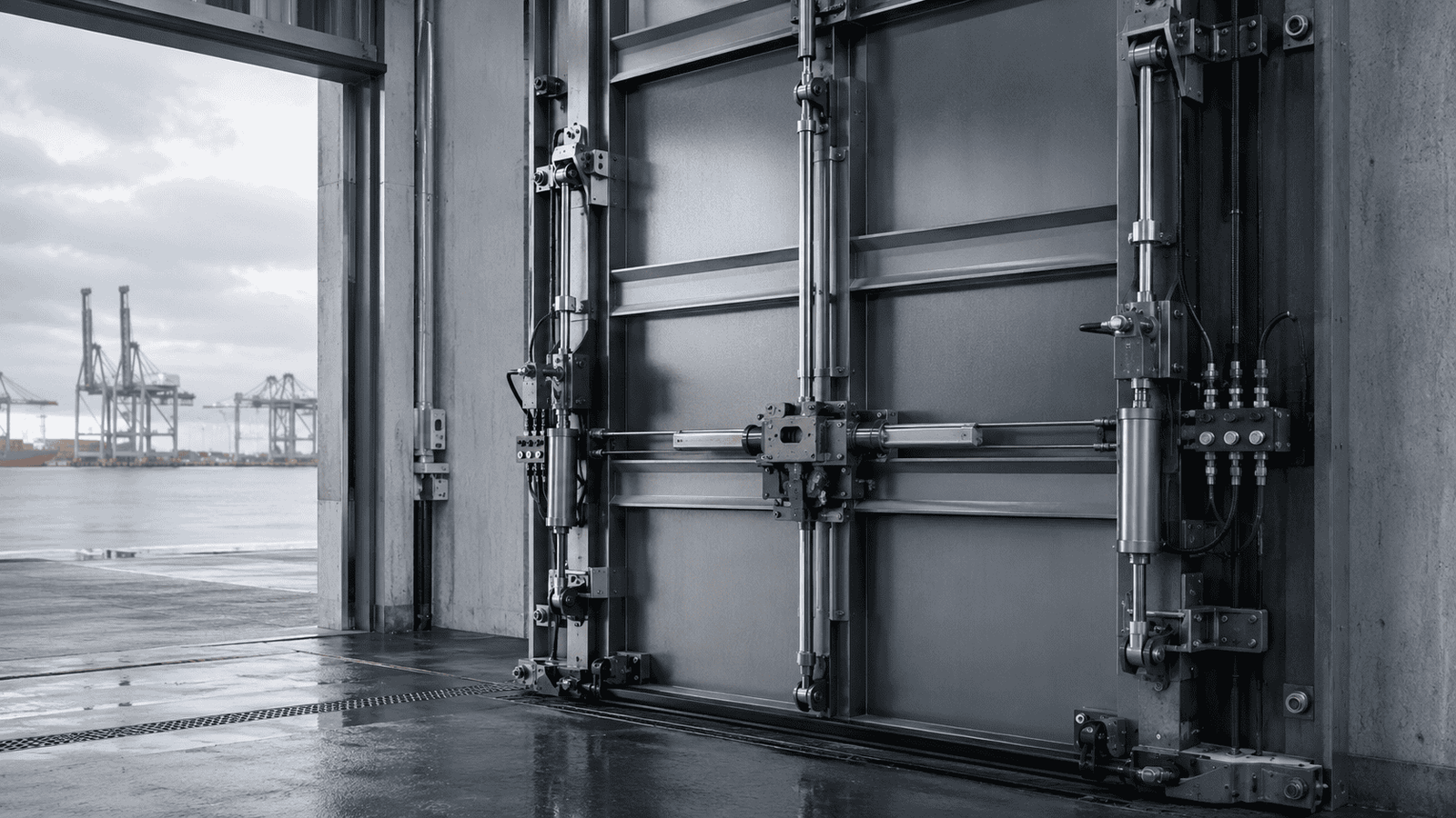 Port, Logistics & Facility Management — Automatic Door and Lids